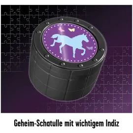 Kosmos Krimipuzzle Die drei !!! 200 Teile / Skandal auf dem Reitturnier