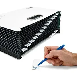 Rapesco RAPESCO® Fächermappe Supafile Plus 26 Fächer weiß,