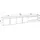 SKRAUT HOME Lowboard 315x50 cm Beige Holzwerkstoff