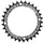 Race Face Narrow Wide Kettenblatt 104 mm 38 Zähne Schwarz