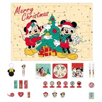 Undercover MITW8025 - Minnie Mouse - Adventskalender für Kinder, Mehrfarbig, ca. 45 x 32 x 3 cm - Grün