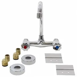 Professionelles Wandspülbecken aus Edelstahl 407x415 mm, leicht zu reinigen, robust – Equipementpro