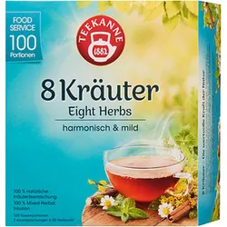 TEEKANNE 8 Kräuter Tee 100 Portionen