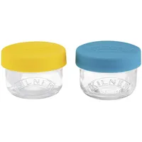 Kilner Babygläser mit Silikondeckel, Kleine Gläser mit Deckel zum