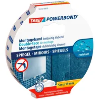 Tesa Montageband Powerbond Spiegel 5 m x 19 mm 1 St.