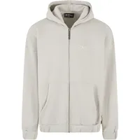dropsize Super Heavy Oversize Blank Zip Hoodie - Beige