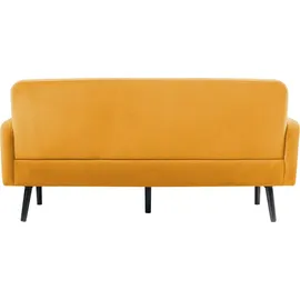 MEET Sessel LISBOA Stoff 176,0 x 81,5 x 83,0 cm Schwarz/Rot