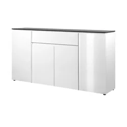 Sideboard  Bresimo , weiß , Maße (cm): B: 177,5 H: 92 T: 40