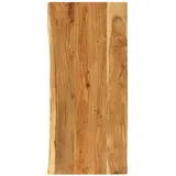 vidaXL Badezimmer-Waschtischplatte Massivholz Akazie 140x52x2,5 cm