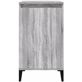 vidaXL Nachttisch Grau Sonoma 40x35x70 cm Holzwerkstoff