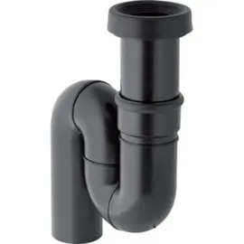 Geberit Geruchsverschluss Hock-WC Abgang vertikal Ø 110 mm Schwarz