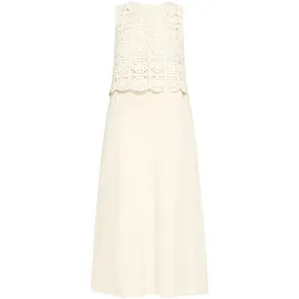 Cartoon Druckkleid A-Linien-Kleider Beige 42
