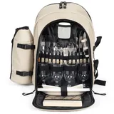 LIVOO Picknicktasche Picknickrucksack Picknick Set für 4 Personen SE970C