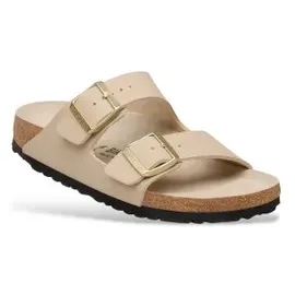 Birkenstock Arizona Birko-Flor schmal triples sandcastle oyster 41