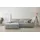 OTTO home Eckcouch Cord 2,5-sitzig Grau/Silber