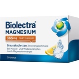 Biolectra Magnesium 365 mg fortissimum Zitrone Brausetabletten 20 St.