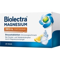 Biolectra Magnesium 365 mg fortissimum Zitrone Brausetabletten 20 St.