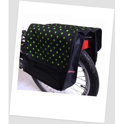 Baby-Joy Fahrradtasche Kinder-Fahrradtasche JOY Satteltasche Gepäckträgertasche Fahrradtasche grün