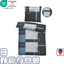 Doppelpack Castell Mikrofaser Bettwäsche 135 x 200 + 80 x 80 cm
