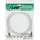 InLine Patchkabel, S/FTP (PiMf), Cat.6, 250MHz, PVC, CCA, weiß, 0,5m
