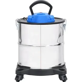 vidaXL Aschesauger inkl. HEPA-Filter 20 l silber