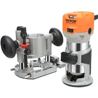 Vevor Oberfräse Trimmer 800W Kantenfräse 10000-30000U/min Einhandfräse 6 Geschwindigkeiten