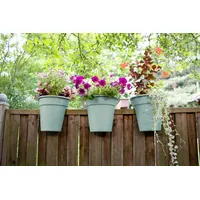 KHW Flowerclip (Set, 3 St.), ØxH: 27x27,5 cm,