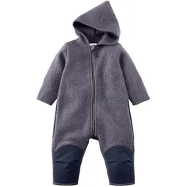 hessnatur Walkoverall Mädchen und Jungen Unisex Regular aus Reiner Bio-Merinowolle | nachhaltig und fair hergestellt (Fair Wear Foundation) - 74