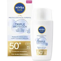 Nivea  Sonnenschutz & Sonnenpflege Sun Triple Protection Ultraleichtes Gesichtsfluid Spf50+  in multifarben, Einheitsgrösse
