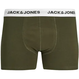 JACK & JONES Basic Boxershorts 5 Einheiten Forest Night / Navy Blazer / Dark Grey Melange / Black S