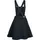 Hell Bunny Dakota Pinafore Dress Latzkleid Schwarz S
