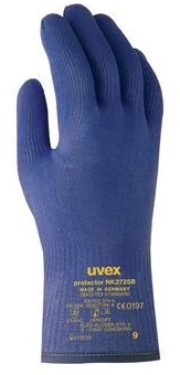 uvex protector chemical NK2725B Chemikalien- und Schnittschutzhandschuh 10 - 6053510 - blau