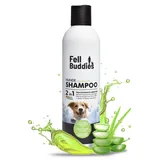 FellBuddies® Sanftes Hundeshampoo - Spendet trockner Haut Feuchtigkeit - Geschmeidigkeit mit sichtbarem Glanz Effekt | Naturkosmetik für jeden Hund