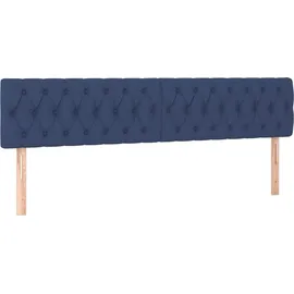 vidaXL Boxspringbett 180 x 200 cm Blau