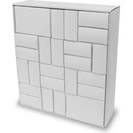 itenga Adventskalender zum Füllen Quader Mix weiß