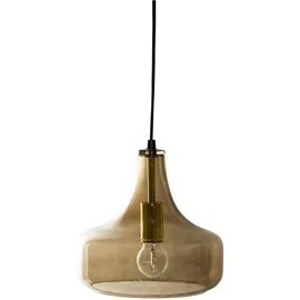 Bloomingville Yuser 1-flg. 26 cm rund braun/Glas