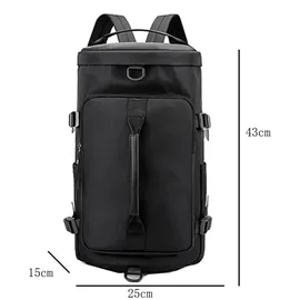 Hti-Living 2-in-1 Rucksack Schwarz