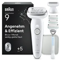 Braun Silk-épil 9 9-130 Weiß/Rosa
