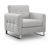 MID.YOU 1,5-Sitzer-Sofa Hera Hellgrau