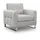 MID.YOU 1,5-Sitzer-Sofa Hera Hellgrau