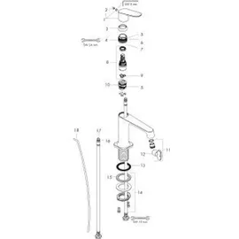Hansgrohe Citterio M Einhandmischer Edelstahl Optic