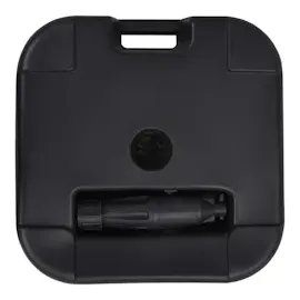 vidaXL Sonnenschirmständer Sand/Wasser 24 L Schwarz