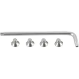 SG Store 4 Stück M8 X 12 Mm Schredderklingenschrauben mit Torx-Schlüssel 503616 517828 325967 Kompatibel mit Alko