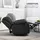 Homcom Relaxsessel Fernsehsessel Mikroraserstoff 93 x 98 x 100 cm Schwarz mit Liegefunktion