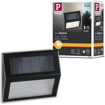 Paulmann Wegeleuchte Kunststoff 13,7 cm Solar IP44 inkl. Dämmerungssensor anthrazit