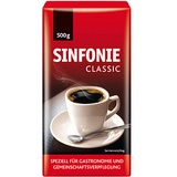 Jacobs SINFONIE CLASSIC Kaffee, gemahlen Arabica- und Robustabohnen kräftig 500,0 g