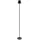just light. LED Akku-Stehleuchte Euria Aluminium/Kunststoff/Metall/Stahl 125 cm x Ø 16 cm 1 Stk. schwarz
