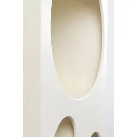 Kare Bücherregal 40 x 30 x 180 cm Weiß