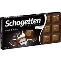 Schogetten Tafelschokolade Black und White, 100g