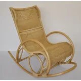 Rattani Schaukelstuhl Rattan Schaukelstuhl Moro Rocking Chair honig beige